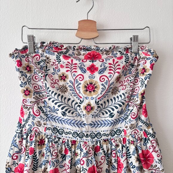 Anthropologie Forever That Girl Ruffle Tube Strapless Mini Dress - Picture 6 of 9